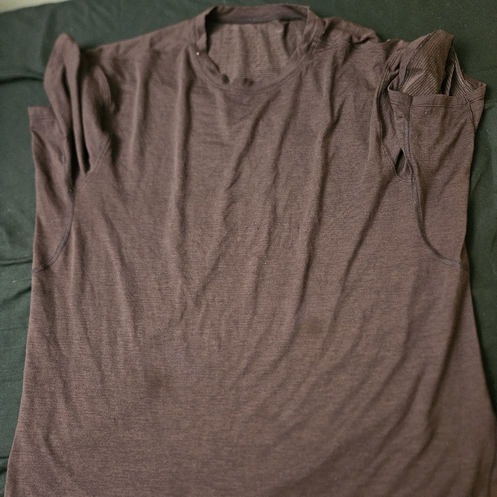 Lululemon XL red running shirt